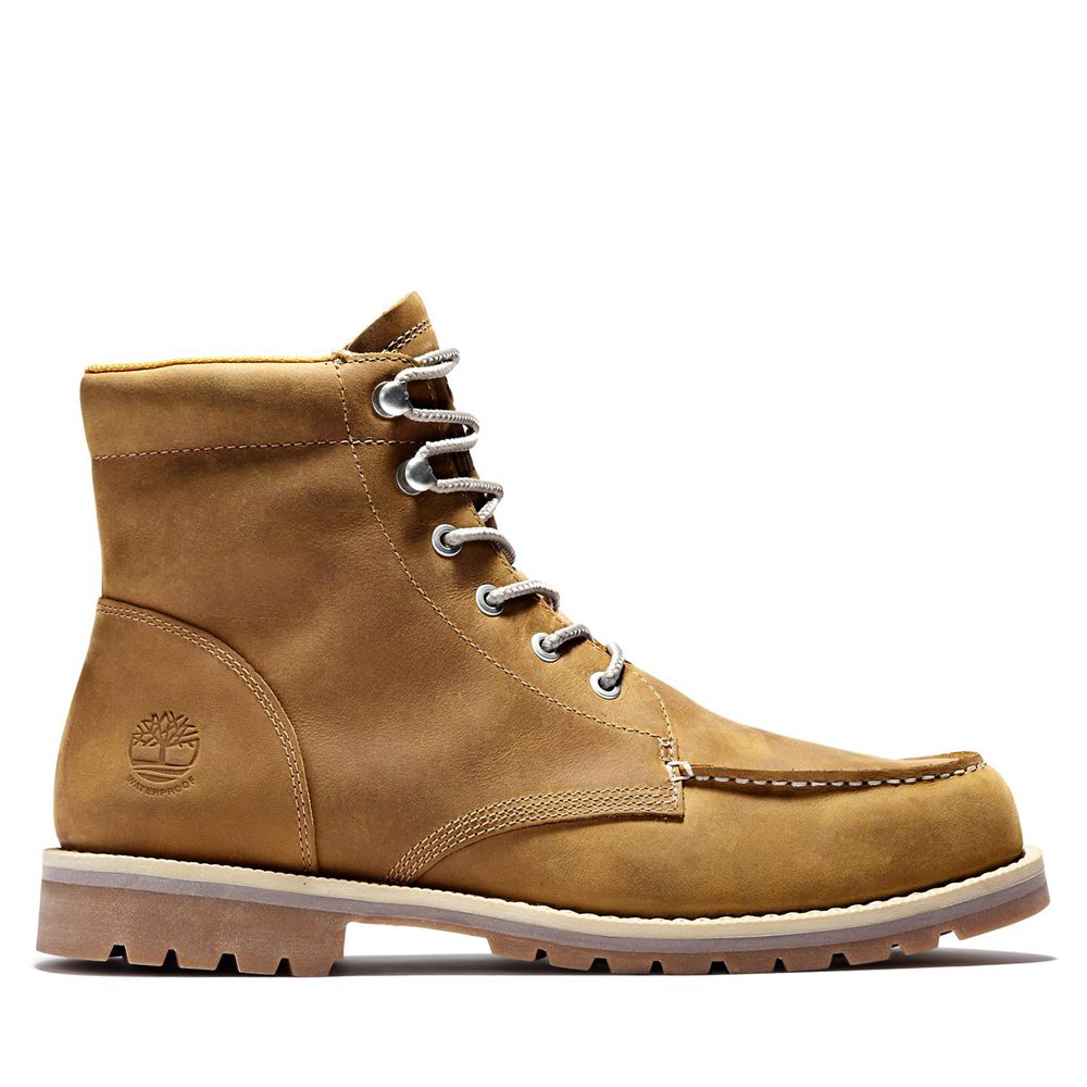 Timberland Μποτες Χιονιού Ανδρικα Καφε - Redwood Falls Waterproof Moc-Toe - Greece 8047125-HY